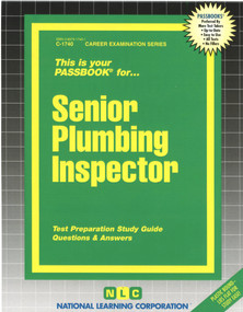 Senior Plumbing Inspector - 9780837317403 by National Learning Corporation, 9780837317403