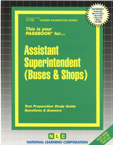 Assistant Superintendent (Buses and Shops) - 9780837317250 by National Learning Corporation, 9780837317250