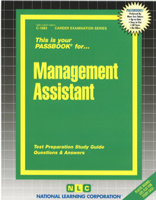 Management Assistant - 9780837316833 by National Learning Corporation, 9780837316833