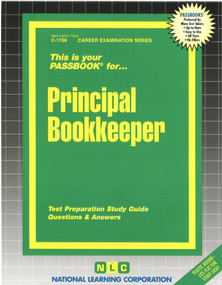 Principal Bookkeeper - 9780837317564 by National Learning Corporation, 9780837317564