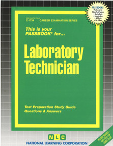 Laboratory Technician - 9780837317342 by National Learning Corporation, 9780837317342
