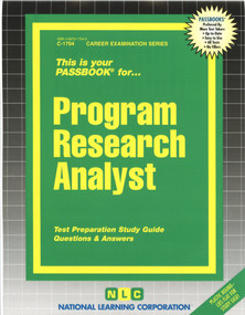 Program Research Analyst - 9780837317045 by National Learning Corporation, 9780837317045