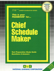 Chief Schedule Maker - 9780837317298 by National Learning Corporation, 9780837317298