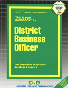 District Business Officer - 9780837317267 by National Learning Corporation, 9780837317267