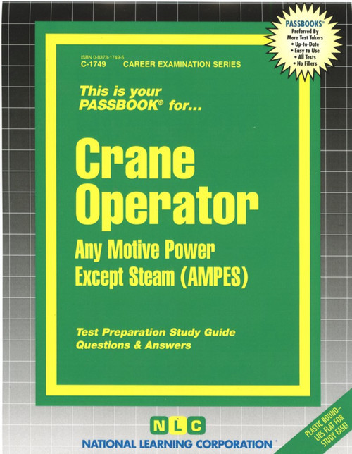 Crane Operator - 9780837317496 by National Learning Corporation, 9780837317496