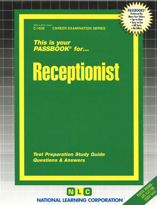 Receptionist - 9780837316369 by National Learning Corporation, 9780837316369