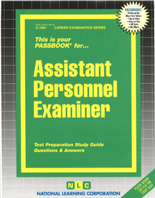 Assistant Personnel Examiner - 9780837316611 by National Learning Corporation, 9780837316611