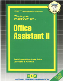 Office Assistant II - 9780837316451 by National Learning Corporation, 9780837316451