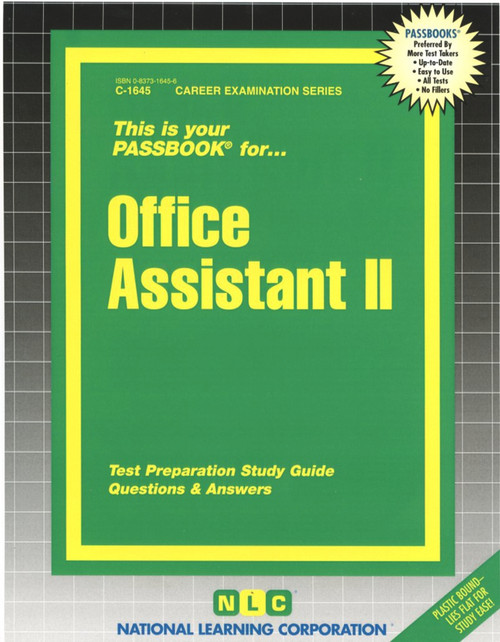 Office Assistant II - 9780837316451 by National Learning Corporation, 9780837316451