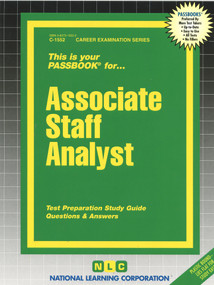 Associate Staff Analyst - 9780837315522 by National Learning Corporation, 9780837315522