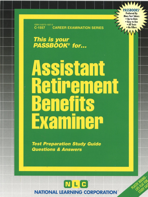 Assistant Retirement Benefits Examiner - 9780837315577 by National Learning Corporation, 9780837315577