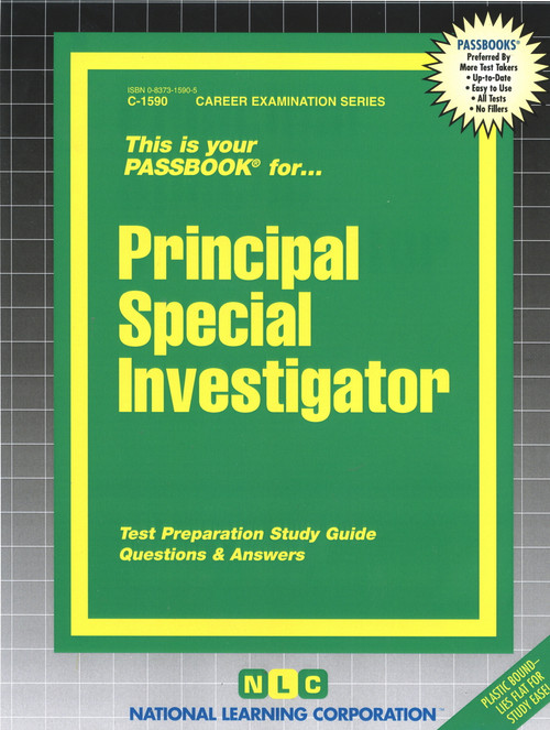Principal Special Investigator - 9780837315904 by National Learning Corporation, 9780837315904
