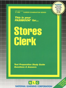 Stores Clerk - 9780837314945 by National Learning Corporation, 9780837314945