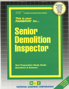 Senior Demolition Inspector - 9780837314754 by National Learning Corporation, 9780837314754