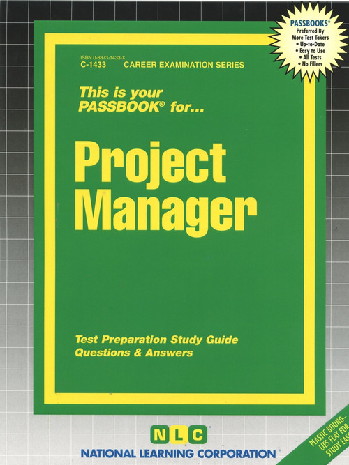 Project Manager - 9780837314334 by National Learning Corporation, 9780837314334