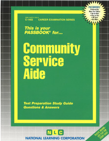 Community Service Aide - 9780837314020 by National Learning Corporation, 9780837314020