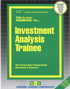 Investment Analysis Trainee - 9780837314389 by National Learning Corporation, 9780837314389