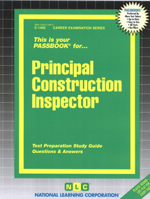 Principal Construction Inspector - 9780837314006 by National Learning Corporation, 9780837314006