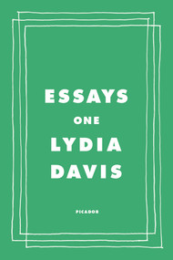 Essays One - 9781250758156 by Lydia Davis, 9781250758156