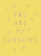You Are My Sunshine (Uplifting Quotes for an Awesome Friend) (Miniature Edition) - 9781787835412 by Summersdale, 9781787835412
