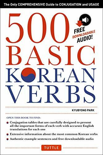 500 Basic Korean Verbs (The Only Comprehensive Guide to Conjugation and Usage (Downloadable Audio Files Included)) by Kyubyong Park, 9780804846059