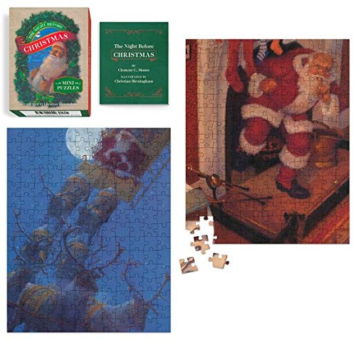 The Night Before Christmas Mini Puzzles (Miniature Edition) by Clement Clarke Moore, Christian Birmingham, 9780762499519