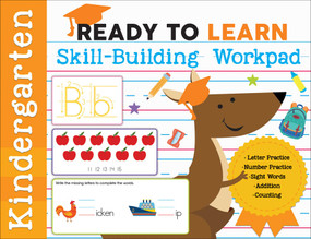 Ready to Learn: Kindergarten Skill-Building Workpad (Letter Practice, Number Practice, Sight Words, Addition, Counting) by Editors of Silver Dolphin Books, 9781645173328