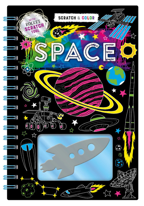 Scratch & Color Space (Scratch Art & Coloring Book) by IglooBooks, Jake McDonald, 9781838523909