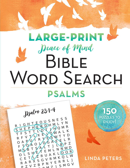 Peace of Mind Bible Word Search: Psalms by Linda Peters, 9781680996272