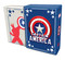 Marvel Comics: Captain America (Tiny Book) (Inspirational Quotes From the First Avenger | Fits in the Palm of Your Hand | Stocking Stuffer, Novelty Geek Gift) (Miniature Edition) by Matt Singer, 9781683839491