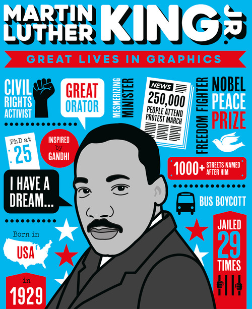 Great Lives in Graphics: Martin Luther King by Button Books, 9781787081024