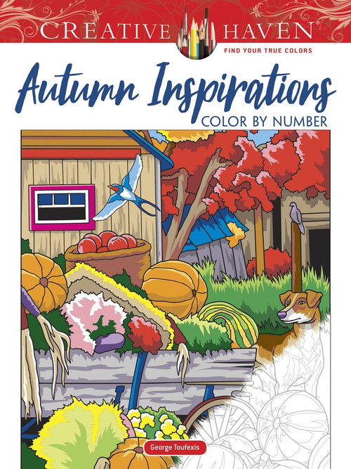 Creative Haven Autumn Inspirations Color by Number by George Toufexis, 9780486844749
