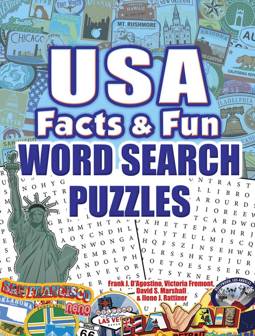 USA Facts & Fun Word Search Puzzles by Frank J. D'Agostino, Victoria Fremont, David Marshall, Ilene J.  Rattiner, 9780486839943