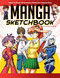 Manga Sketchbook (Learn to Draw 18 Awesome Characters Step-by-Step) by Sweatdrop Studios, 9781497101357