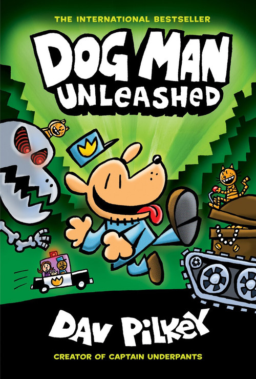 Dog Man Unleashed: From the Creator of Captain Underpants (Dog Man #2) (Library Edition) - 9781338611984 by Dav Pilkey, Dav Pilkey, 9781338611984