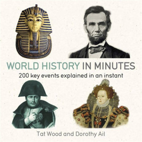 World History in Minutes (200 Key Concepts Explained in an Instant) by Dorothy Ail, Tat Wood, 9781848667259