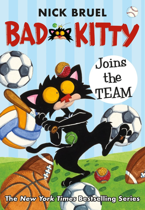 Bad Kitty Joins the Team - 9781250762702 by Nick Bruel, 9781250762702