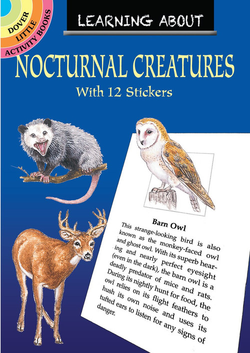 Learning About Nocturnal Creatures (Miniature Edition) by Sy Barlowe, 9780486844572
