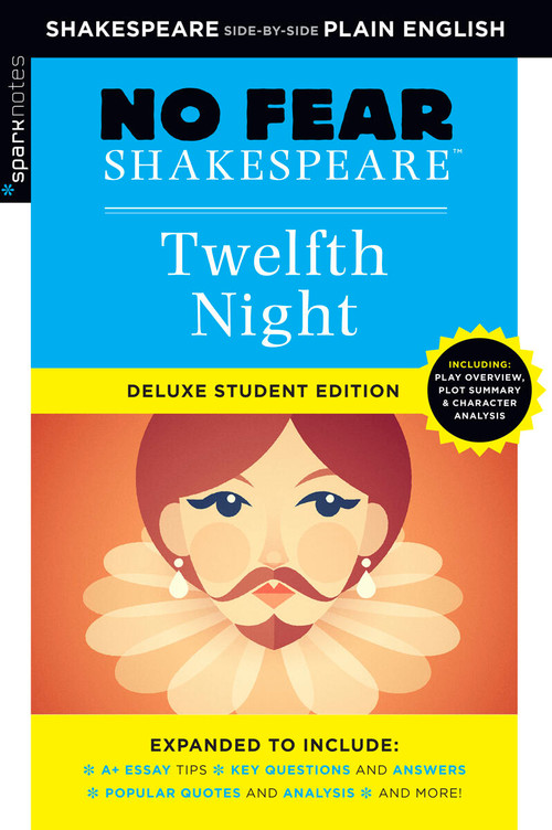 Twelfth Night (No Fear Shakespeare Deluxe Student Editions - Shakespeare Side-by-Side Plain English) by William Shakespeare, SparkNotes, 9781411479739