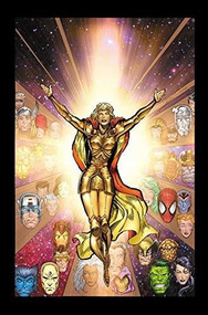 Infinity Crusade Omnibus by Jim Starlin, Ron Marz, Len Kaminski, Roy Thomas, Danny Fingeroth, Marcus McLaurin, Simon Furman, Terry Kavanagh, Gregory Wright, Ron Lim, Tom Raney, Kris Renkewitz, Angel Medina, Tom Grindberg, Bruce Zick, Kevin Hopgood, Andrew Currie, Anthony Williams, Scott Benefiel, Pat Broderick, Dario Carrasco Jr, Stephen Platt, Cully Hamner, Ernie Stiner, Kevin Kobasic, Geof Isherwood, Alex Saviuk, Steven Butler, 9781302923495