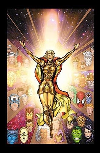 Infinity Crusade Omnibus by Jim Starlin, Ron Marz, Len Kaminski, Roy Thomas, Danny Fingeroth, Marcus McLaurin, Simon Furman, Terry Kavanagh, Gregory Wright, Ron Lim, Tom Raney, Kris Renkewitz, Angel Medina, Tom Grindberg, Bruce Zick, Kevin Hopgood, Andrew Currie, Anthony Williams, Scott Benefiel, Pat Broderick, Dario Carrasco Jr, Stephen Platt, Cully Hamner, Ernie Stiner, Kevin Kobasic, Geof Isherwood, Alex Saviuk, Steven Butler, 9781302923495