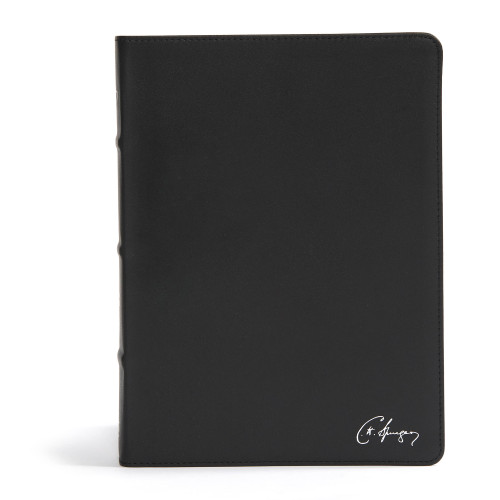 CSB Spurgeon Study Bible, Black Genuine Leather by Alistair Begg, CSB Bibles by Holman, 9781586409746