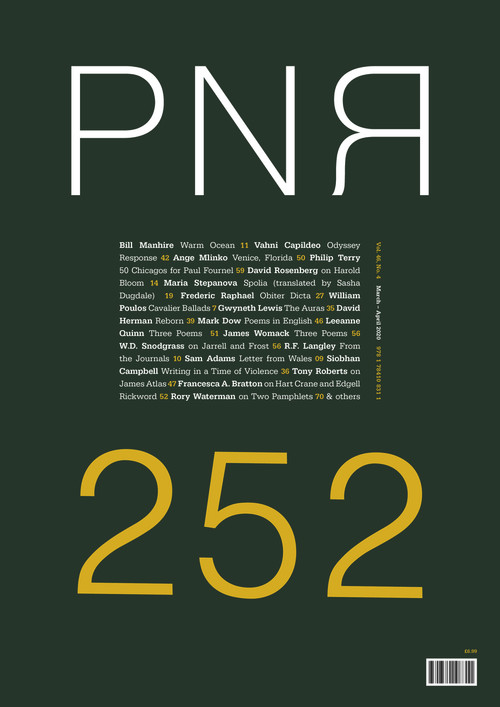 PN Review 252 by Andrew Latimer, Michael Schmidt, 9781784108311