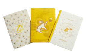 Harry Potter: Hufflepuff Constellation Sewn Notebook Collection (Set of 3) by Insight Editions, 9781647220808