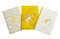 Harry Potter: Hufflepuff Constellation Sewn Notebook Collection (Set of 3) by Insight Editions, 9781647220808