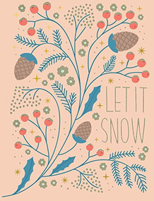 Winter Gardens Embellished Holiday Notecards by Galison, Elizabeth Olwen, 9780735344211