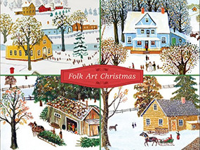 Folk Art Christmas Deluxe Holiday Notecards by Galison, Konstantin Rodko, Bridgeman Images, 9780735344372