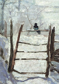 Monet Magpie Detail Boxed Holiday Half Notecards by Galison, Claude Monet, 9780735344433