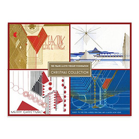 Frank Lloyd Wright Holiday Deluxe Notecards by Galison, Gene Masselink, 9780735347427