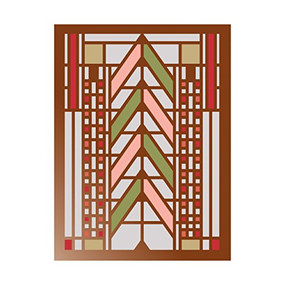 Frank Lloyd Wright Tree of Life Large Embellished Notecards by Galison, Frank Lloyd Wright, 9780735351714